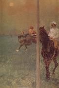 Reinsman  before race Edgar Degas